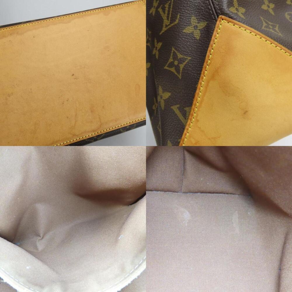LOUIS VUITTON Authentic Brown Monogram Leather Tote Bag - Picture 9 of 11